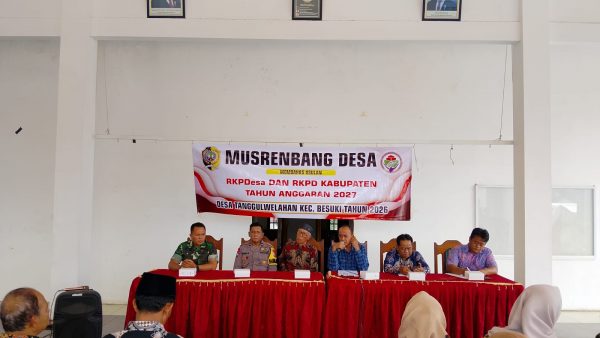 MUSRENBANGDes DESA TANGGULWELAHAN KEC.BESUKI KAB.TULUNGAGUNG TAHUNN2026